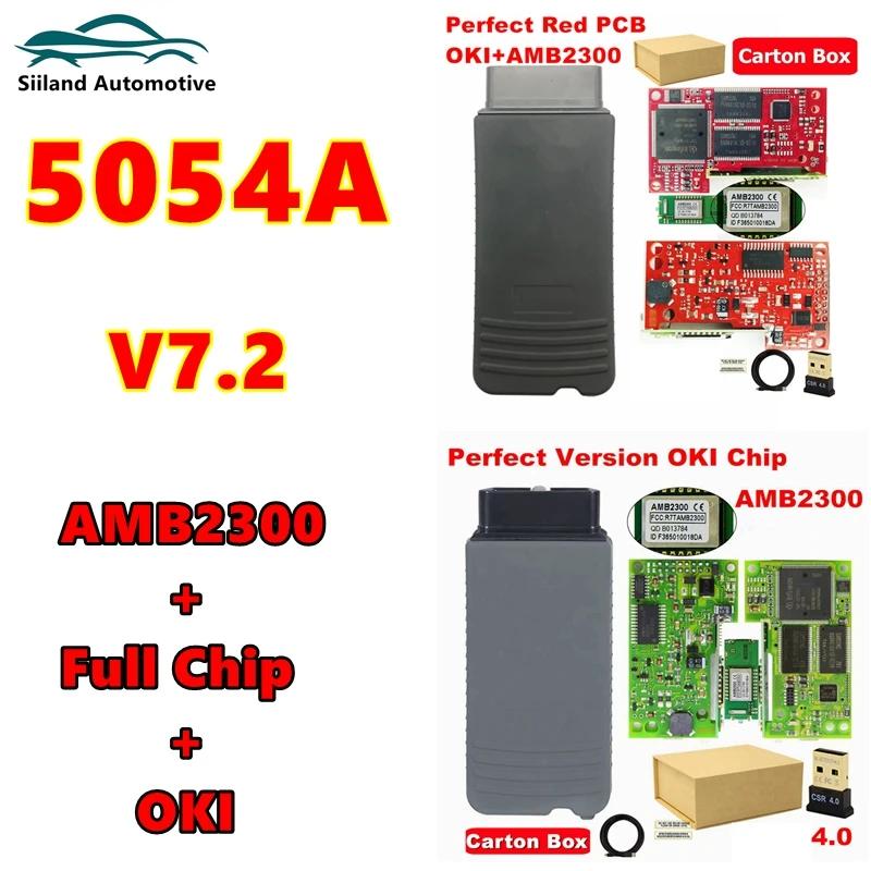 AMB2300 OKI Ǯ Ĩ VAG ׷ 5054A V7.2 ׷̵  PCB,   LED  α׷ 5054 VAG, ƿ  ٰտ